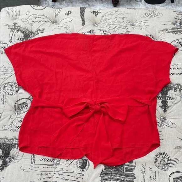 Chelsea28 Womens V-Neck Short Sleeves Top - Picture 7 of 11